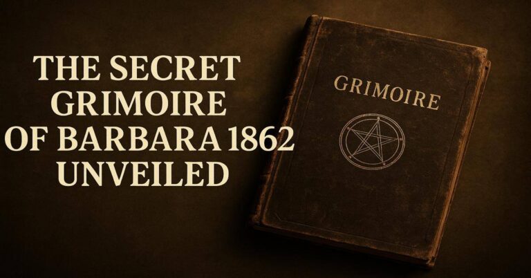 The Secret Grimoire of Barbara 1862 Unveiled